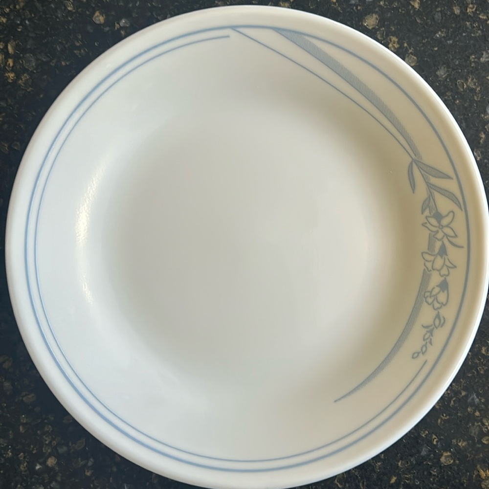 COPY - Corelle by Corning - Blue Lily - Dessert Plates (Set of 6)